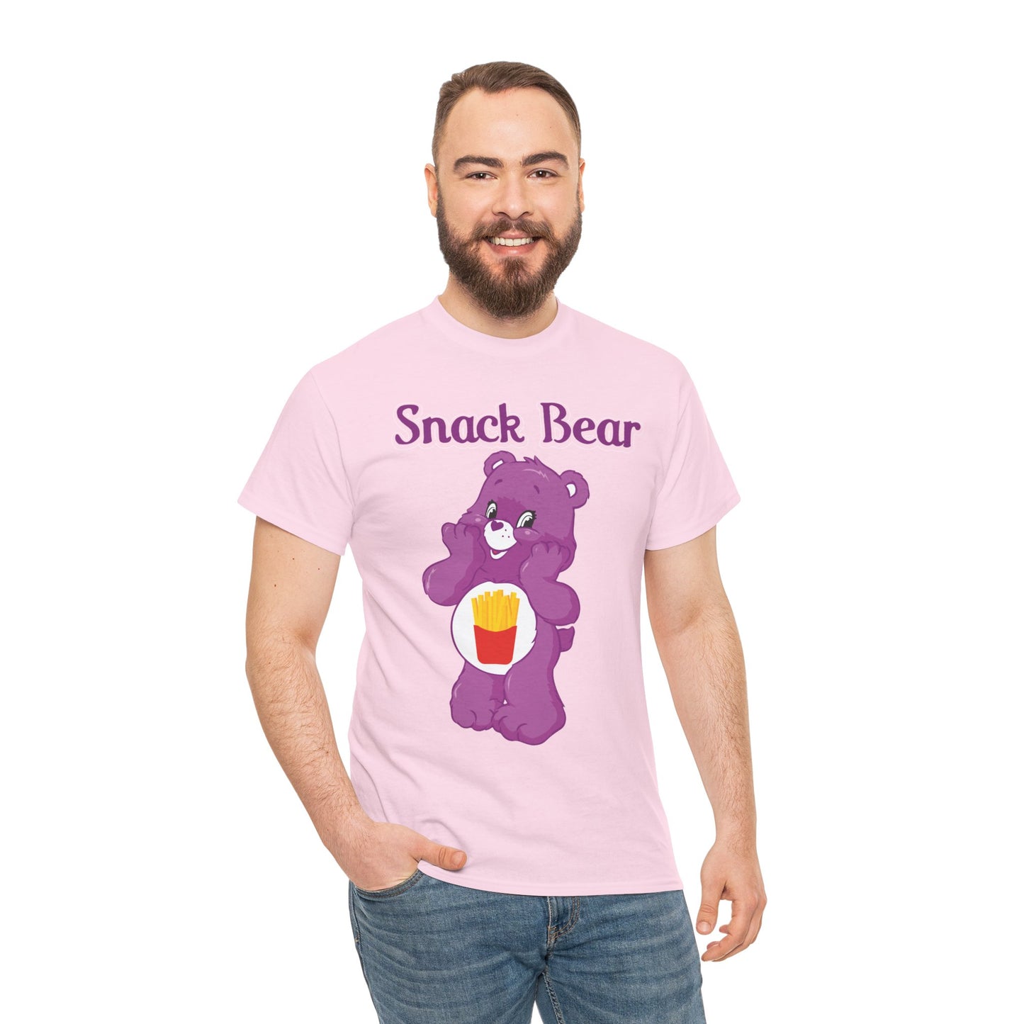 Snack Bear - Unisex Heavy Cotton Tee