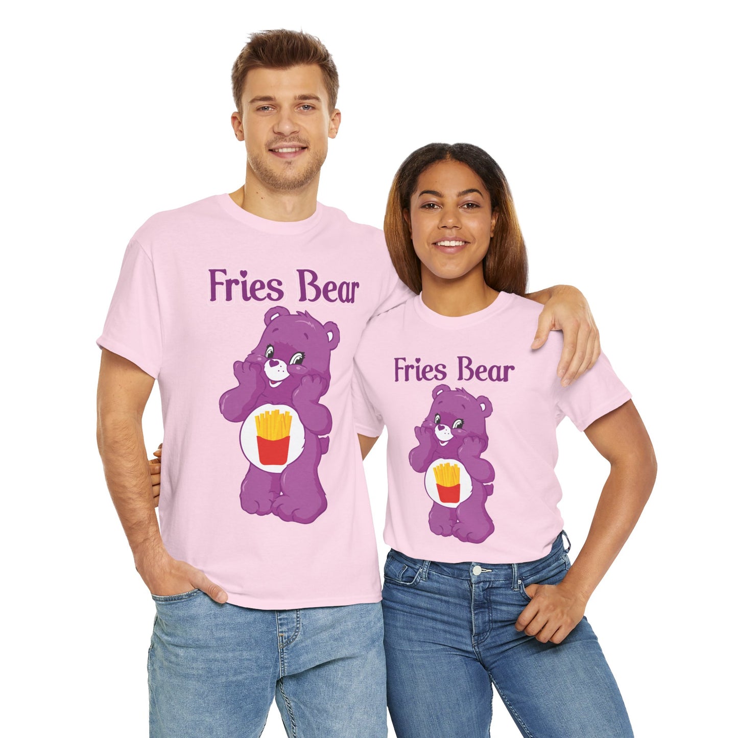 Fries Bear - Unisex Heavy Cotton Tee