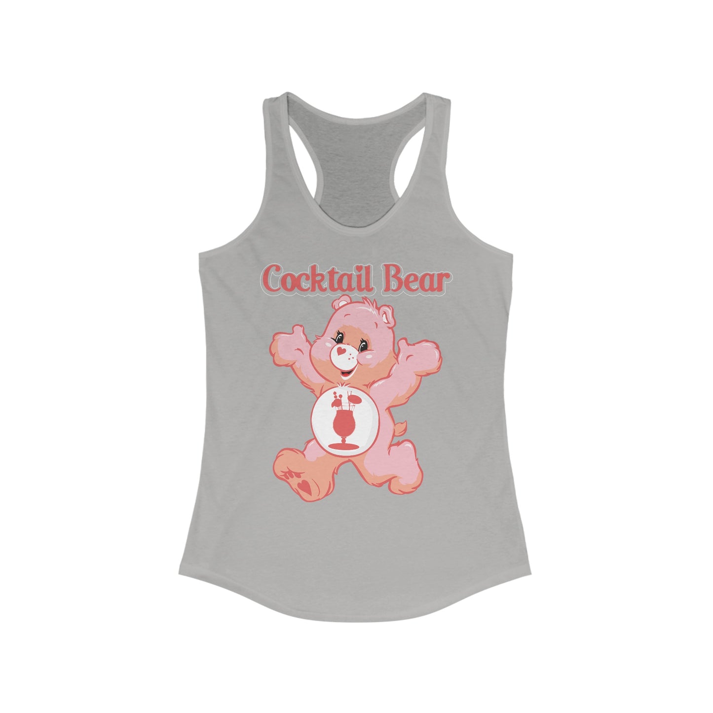 Cocktail Bear - Women's Ideal Racerback Tank