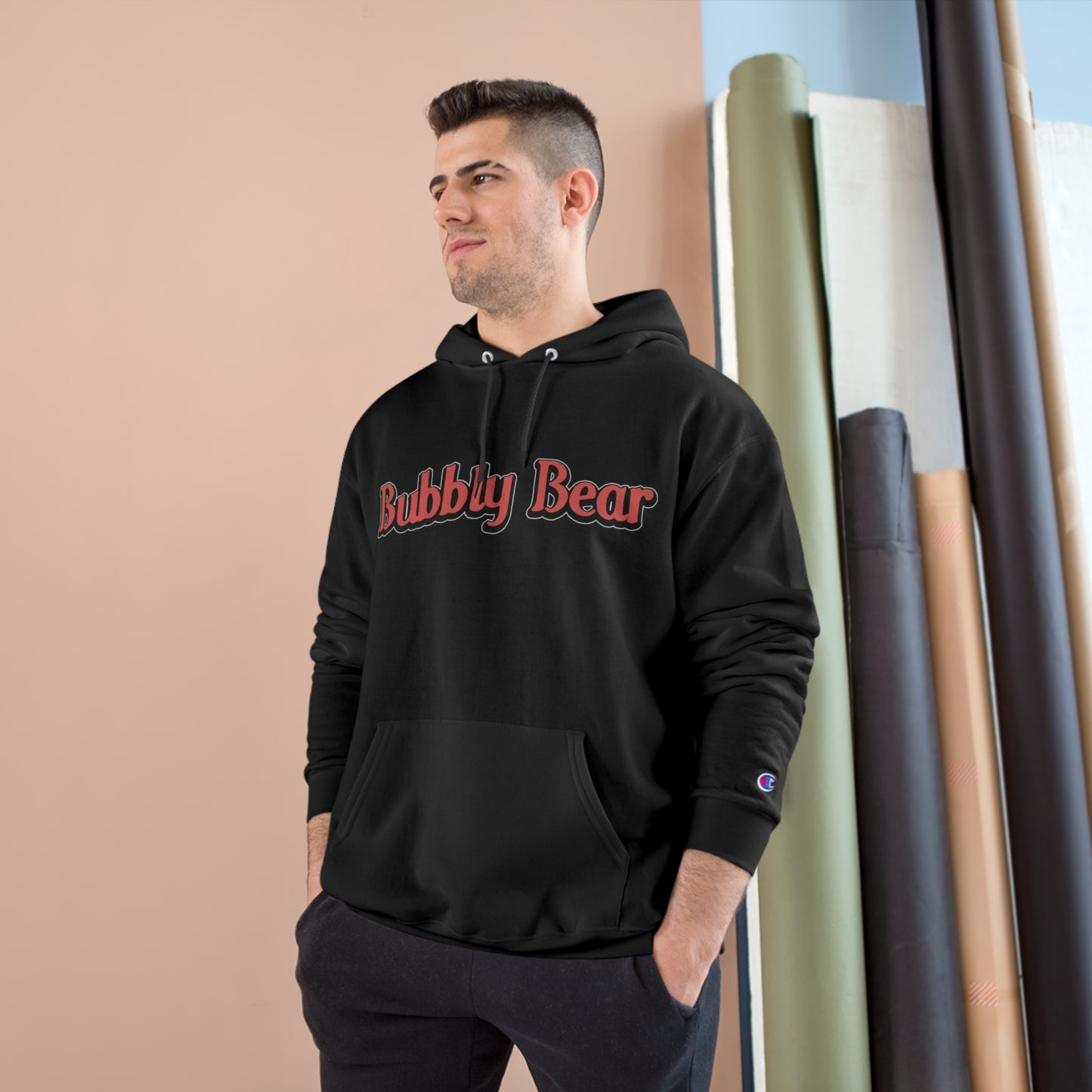 Bubbly Bear - Champion Hoodie