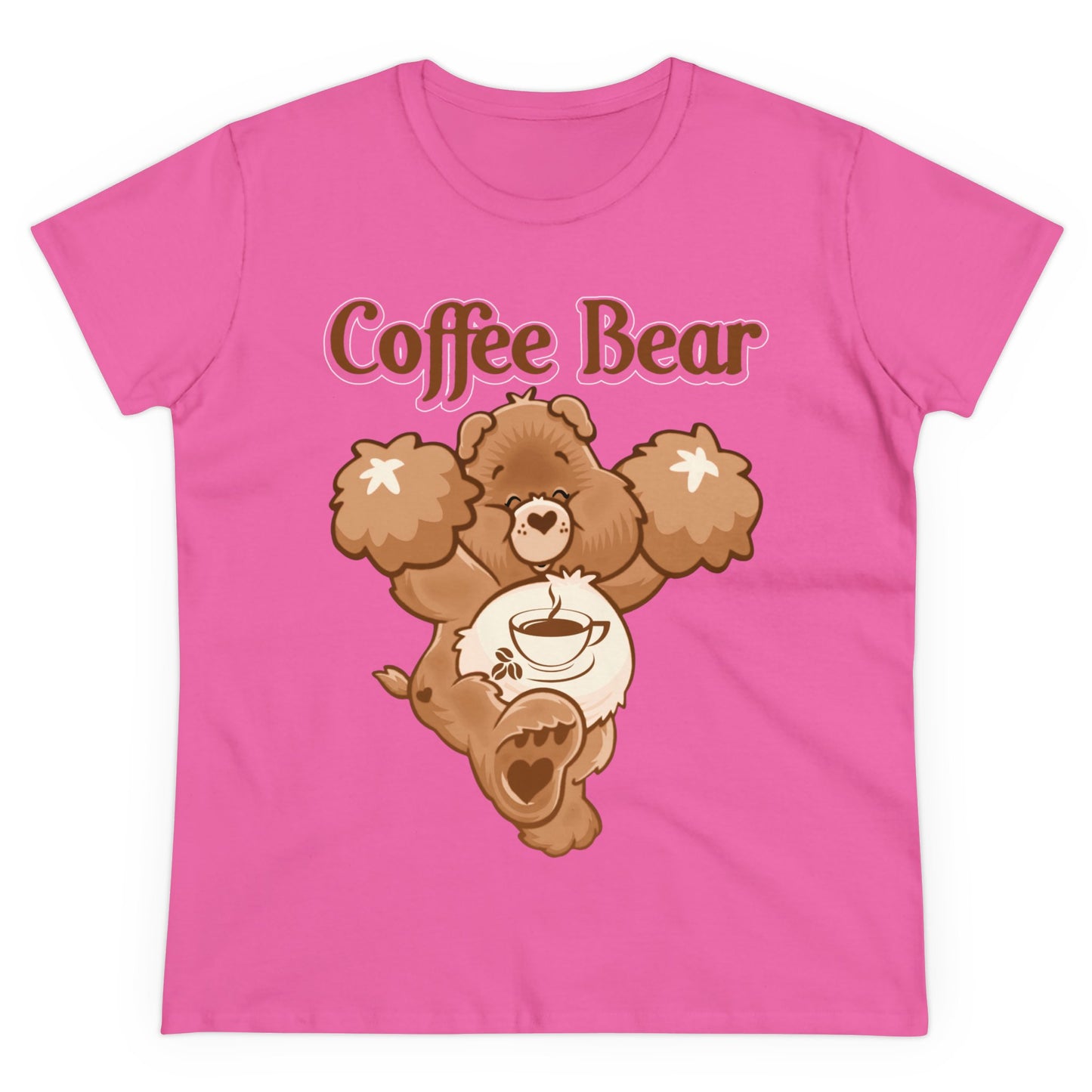 Coffee Bear - Women's Midweight Cotton Tee