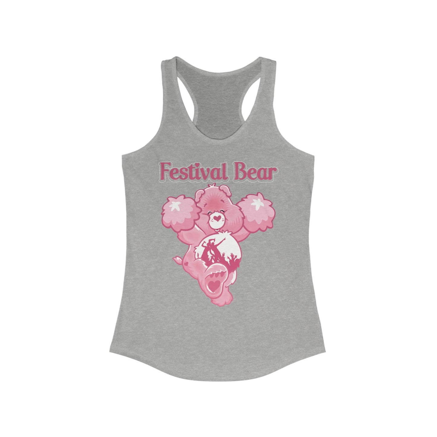 Festival Bear - Women's Ideal Racerback Tank