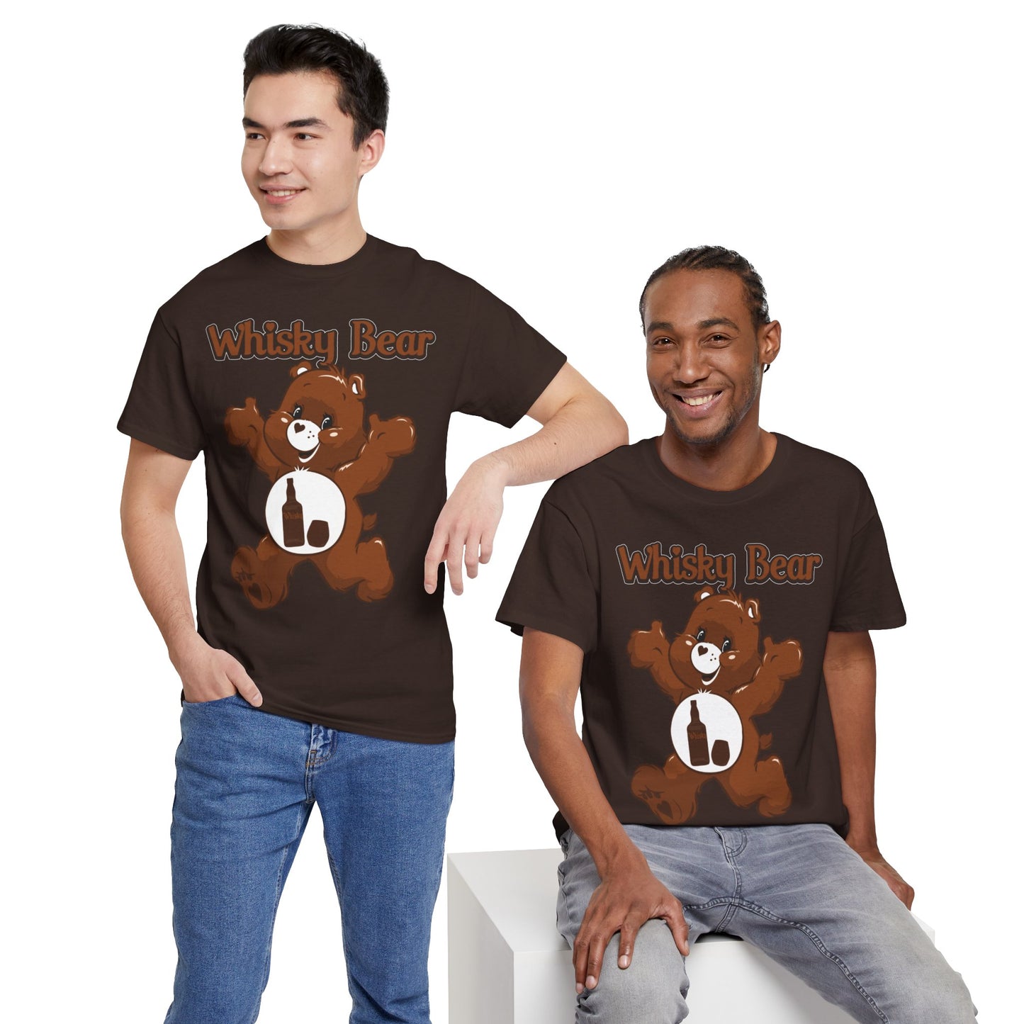 Whisky Bear - Unisex Heavy Cotton Tee