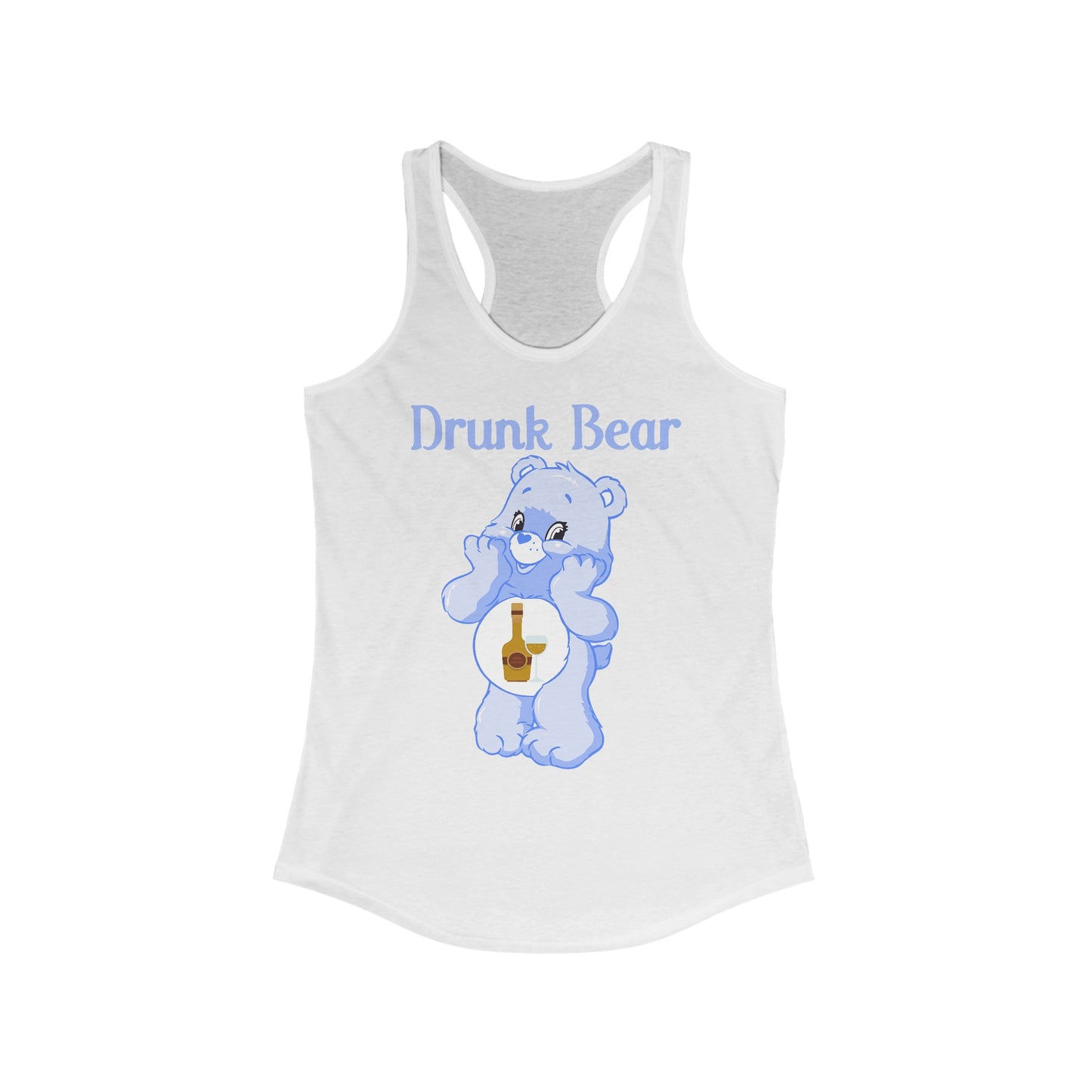 Drunk Bear - Women's Ideal Racerback Tank