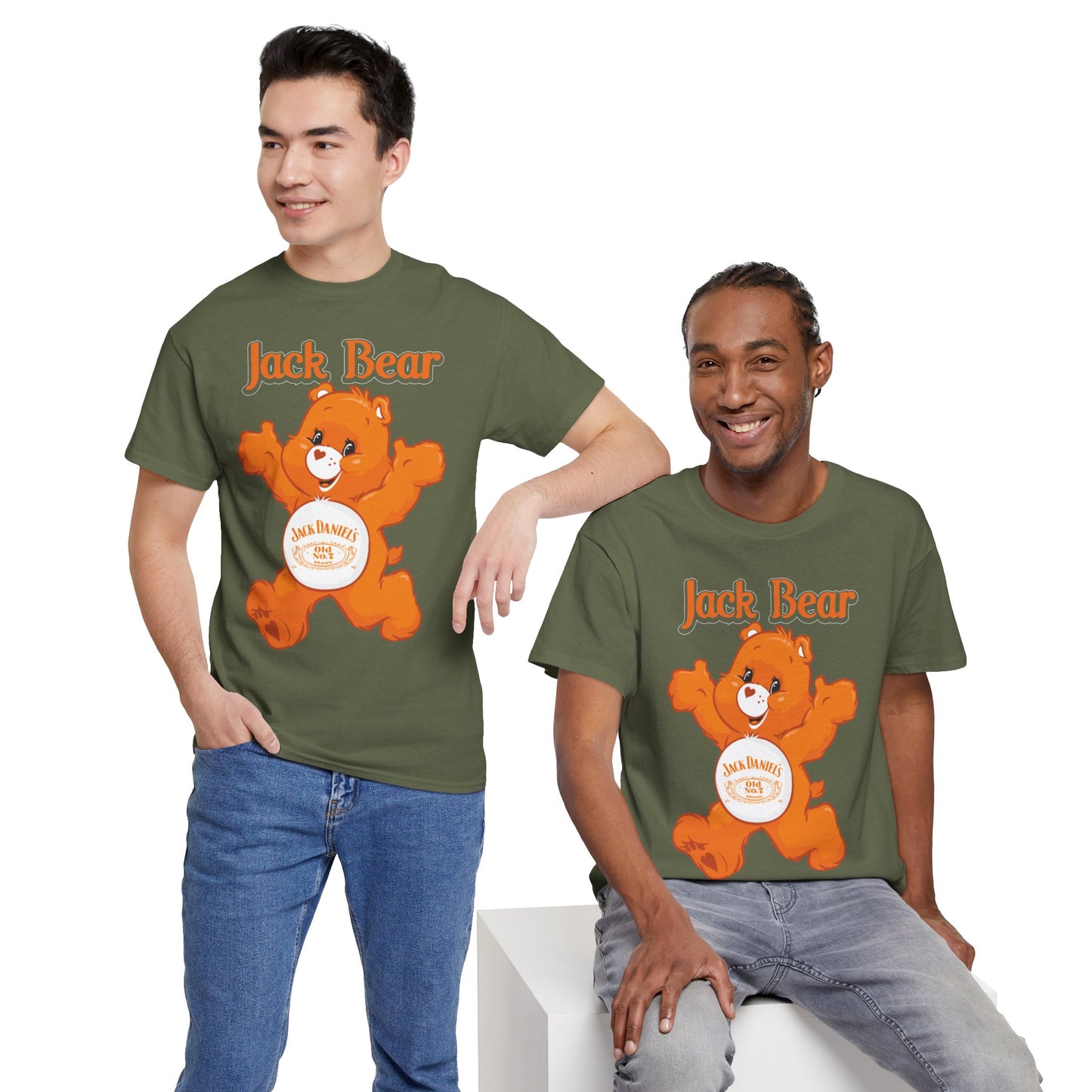 Jack Bear - Unisex Heavy Cotton Tee