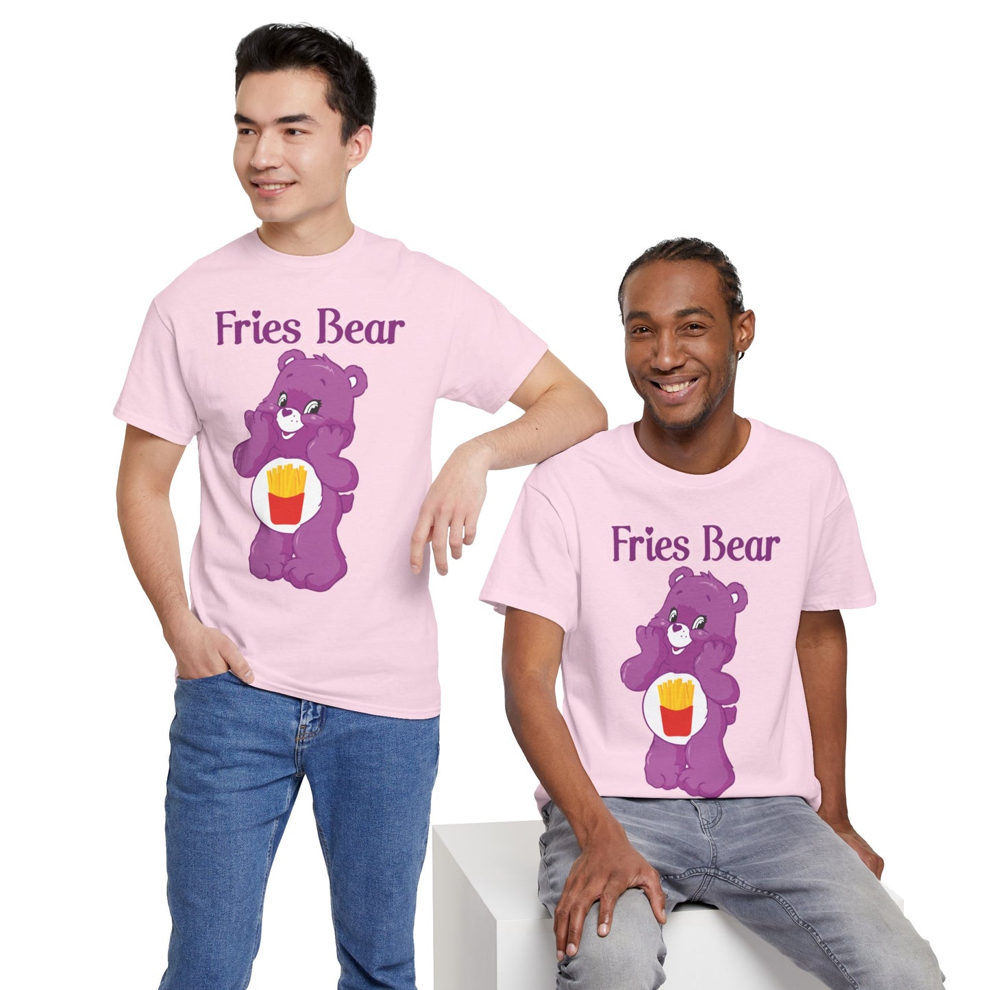 Fries Bear - Unisex Heavy Cotton Tee