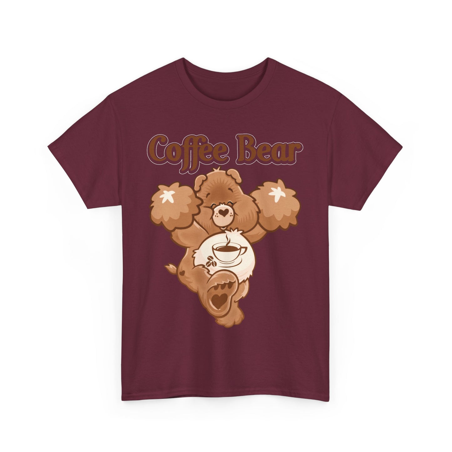 Coffee Bear - Unisex Heavy Cotton Tee