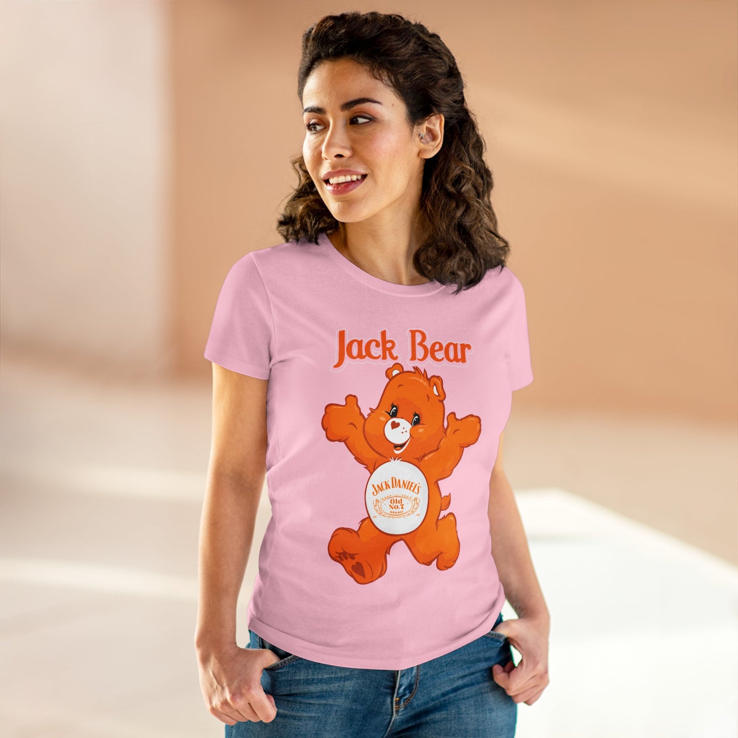 Jack Bear - Women's Midweight Cotton Tee