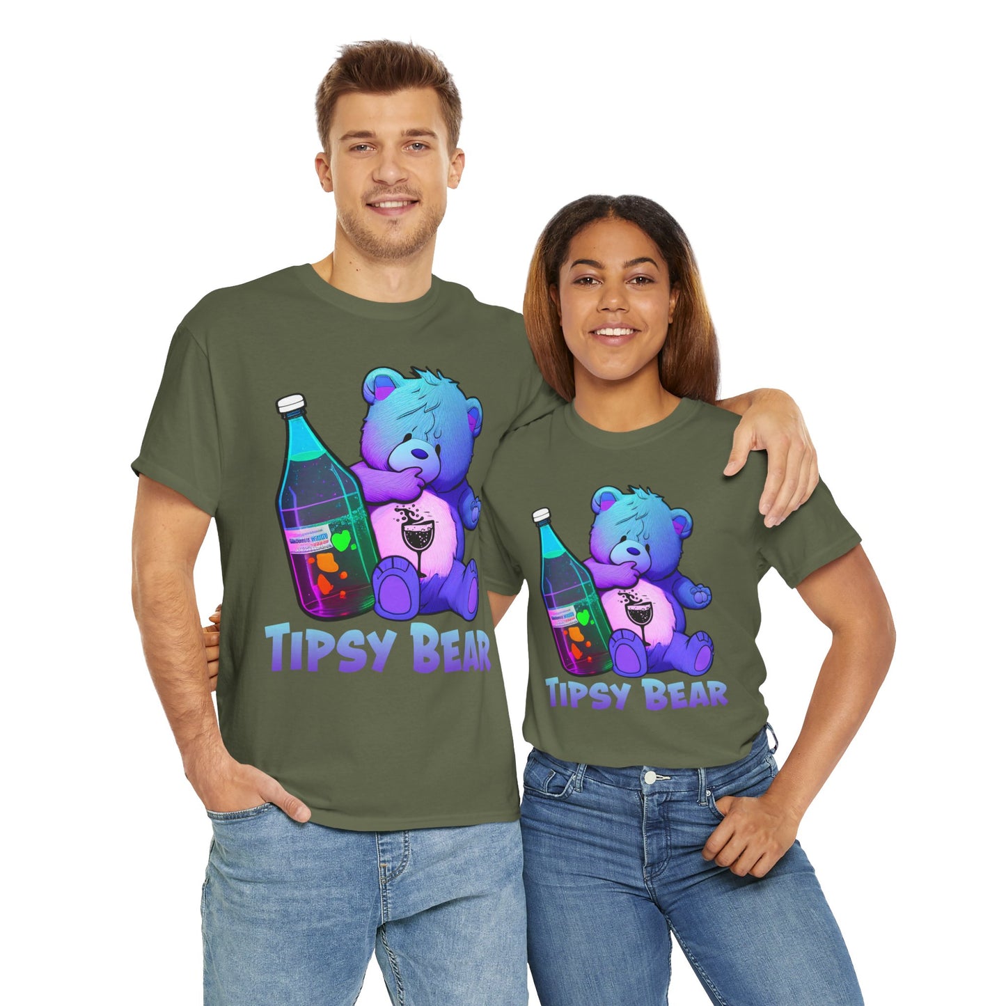 Tipsy Bear - Unisex Heavy Cotton Tee