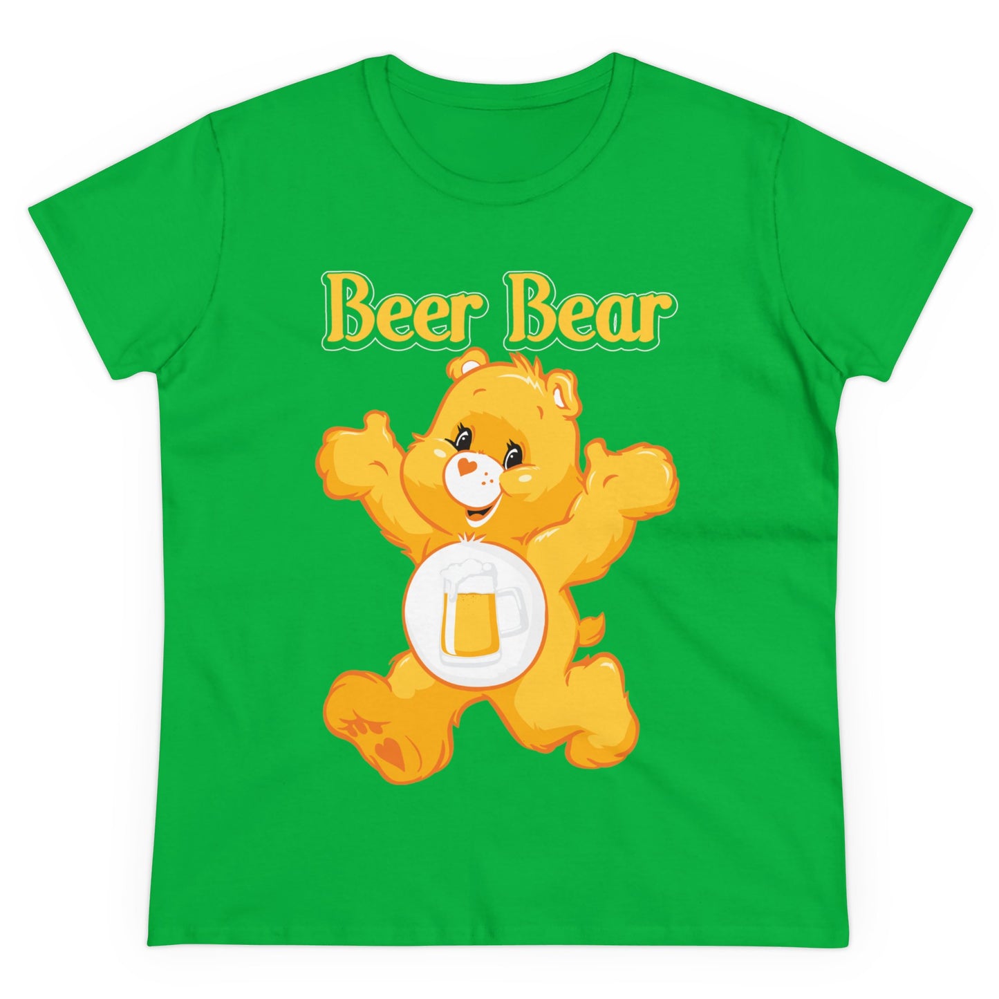 Beer Bear - Women's Midweight Cotton Tee