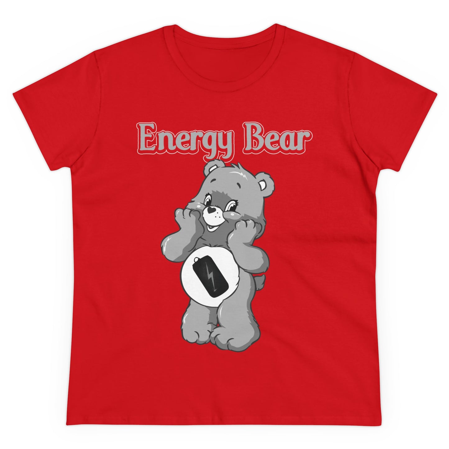 Energy Bear - Women's Midweight Cotton Tee