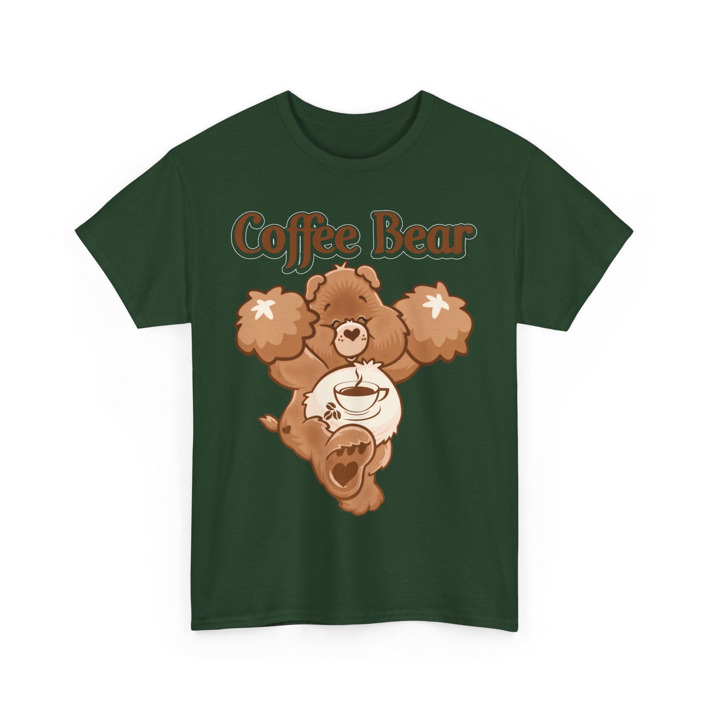 Coffee Bear - Unisex Heavy Cotton Tee