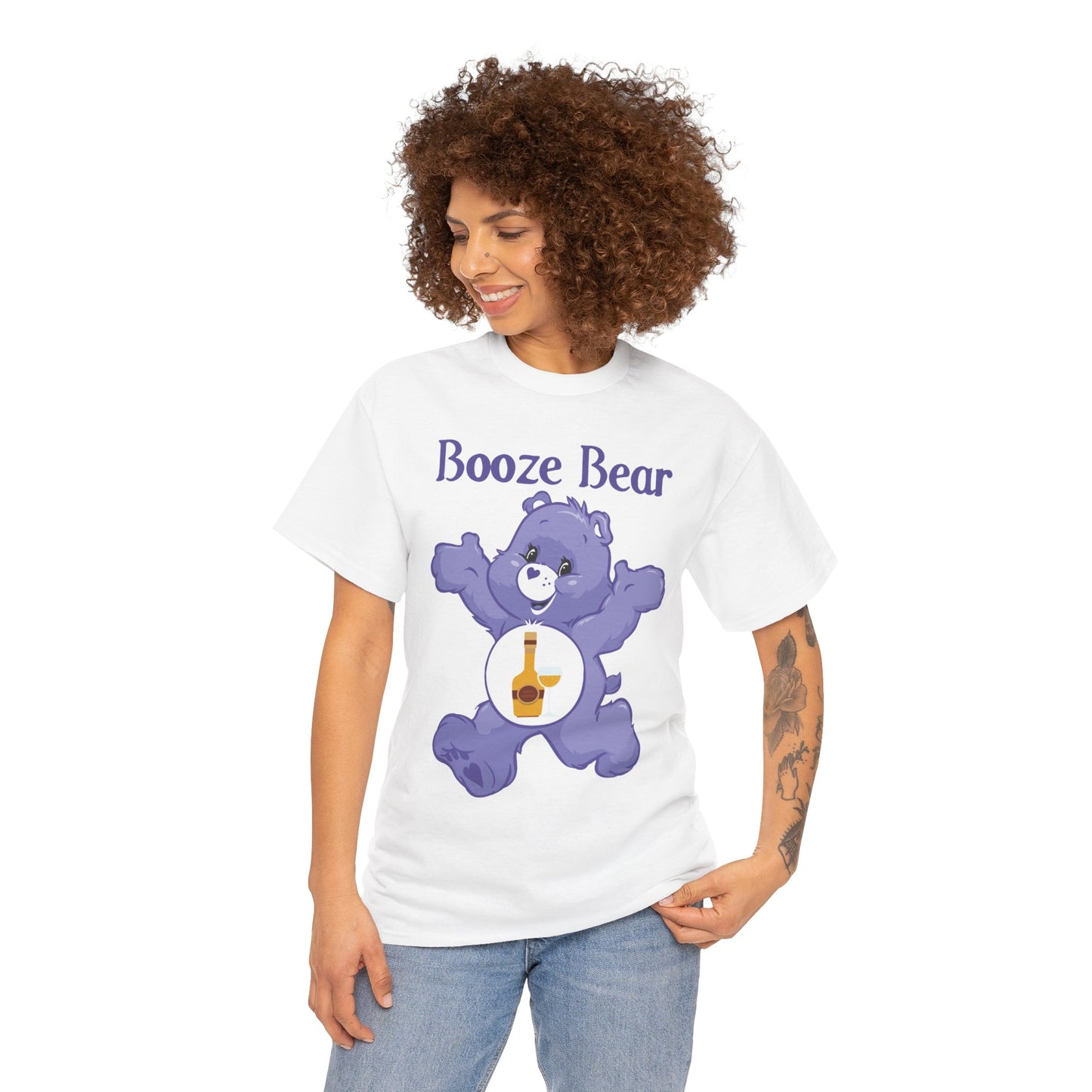 Booze Bear - Unisex Heavy Cotton Tee