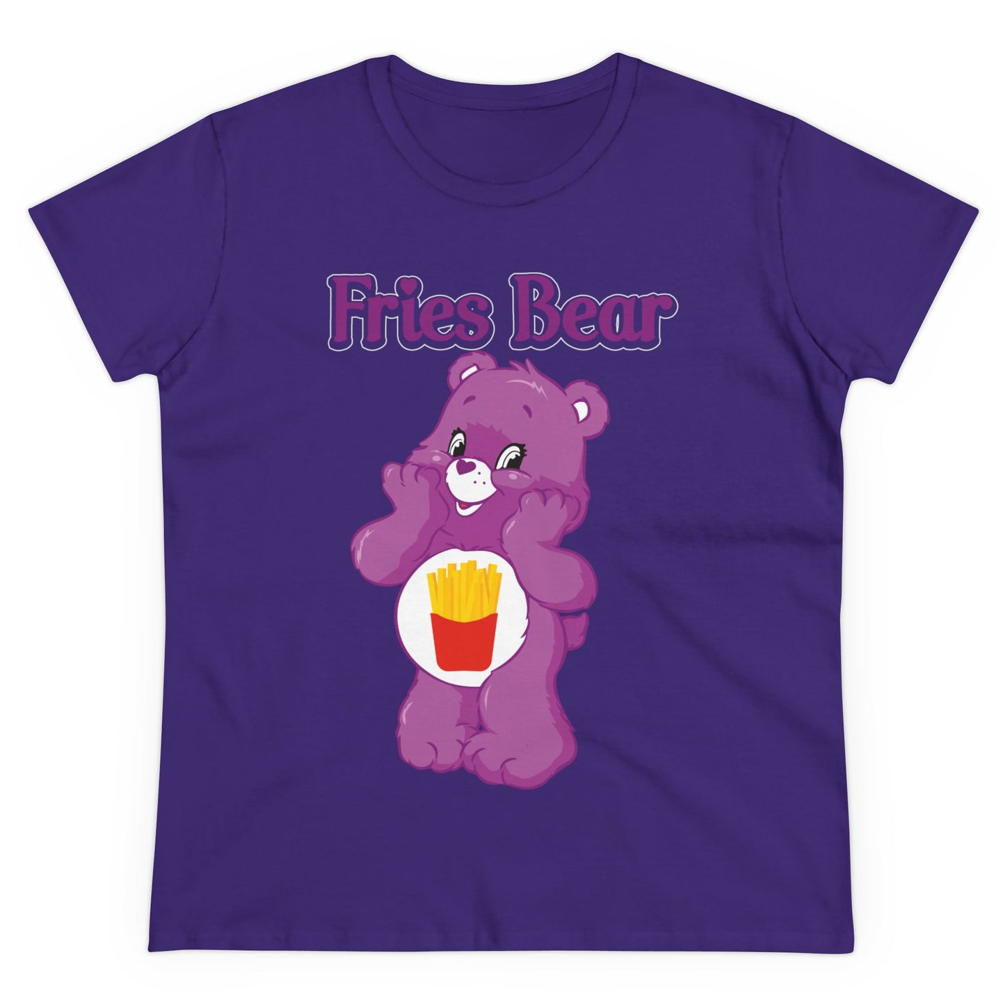 Fries Bear - Women's Midweight Cotton Tee