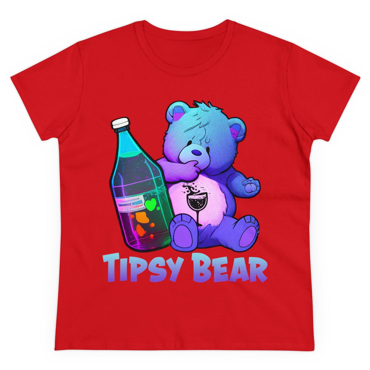 Tipsy Bear - Women's Midweight Cotton Tee