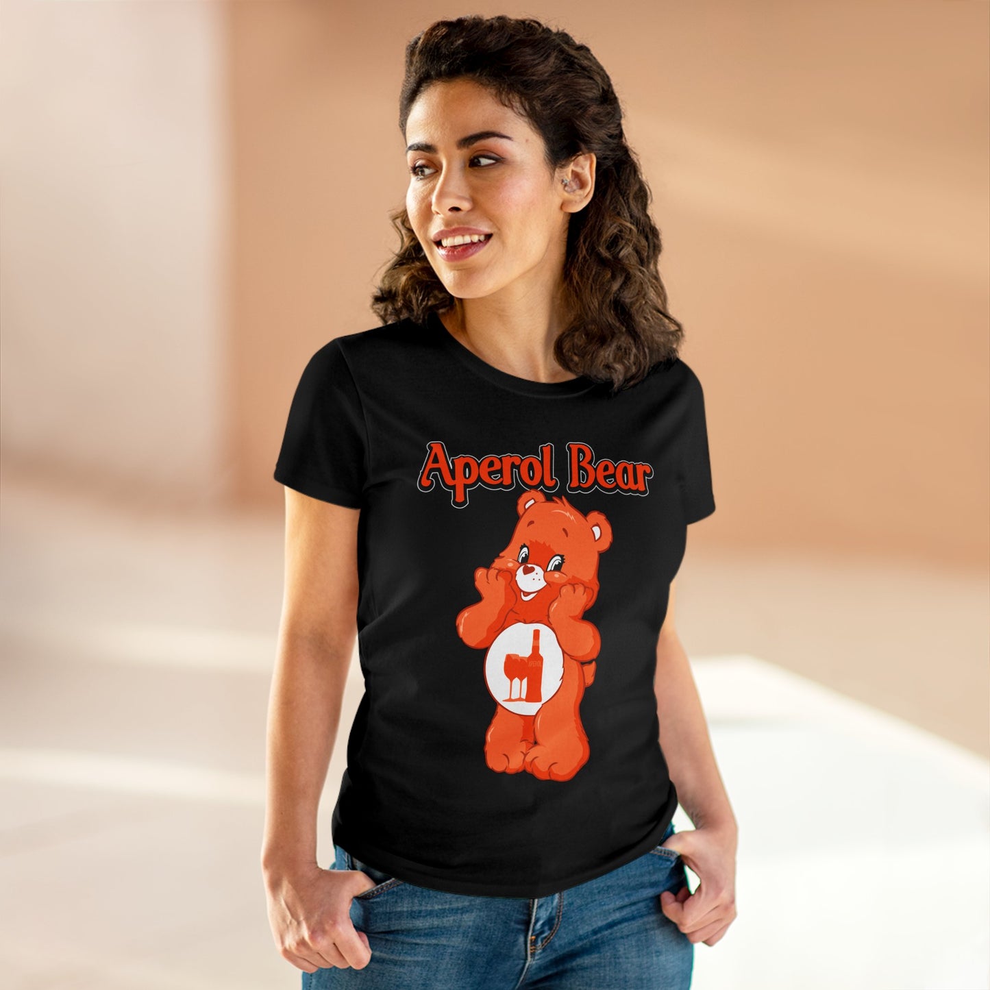 Aperol Bear - Women's Midweight Cotton Tee