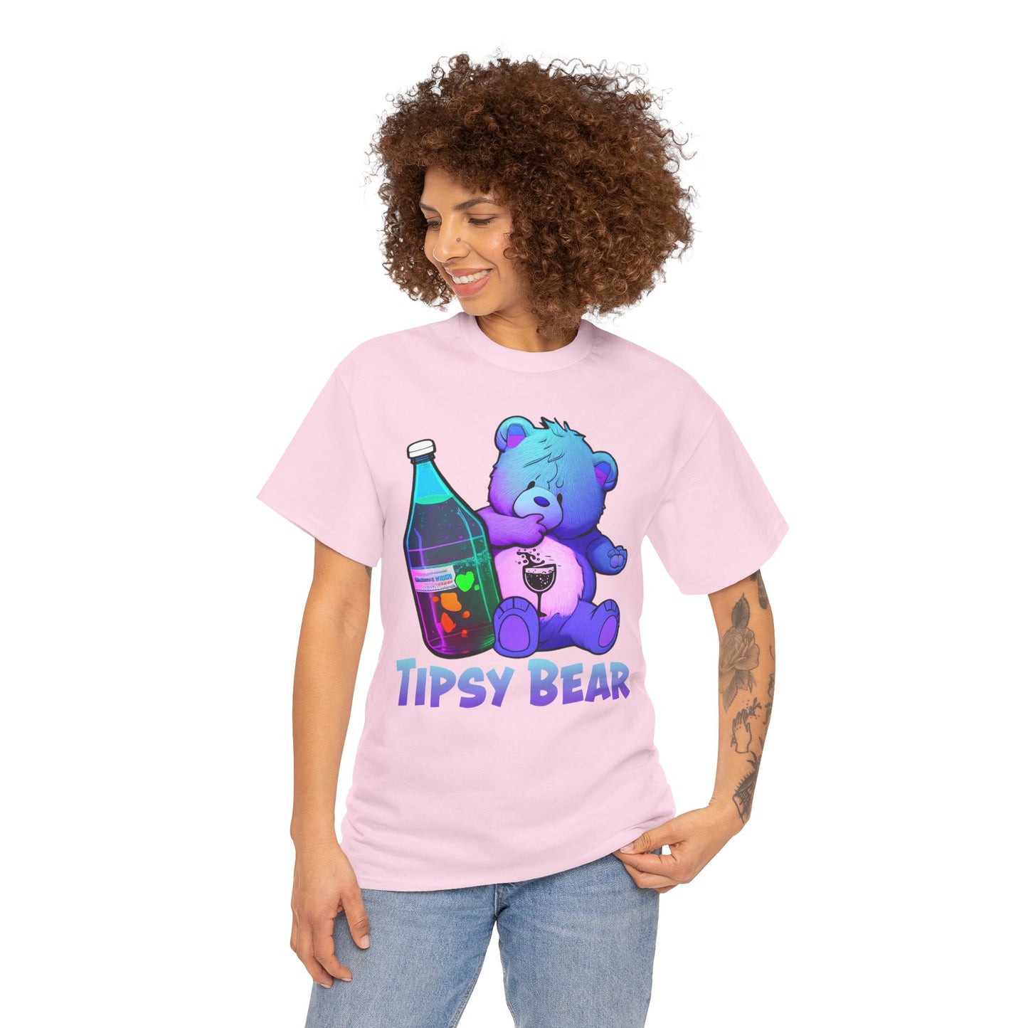 Tipsy Bear - Unisex Heavy Cotton Tee