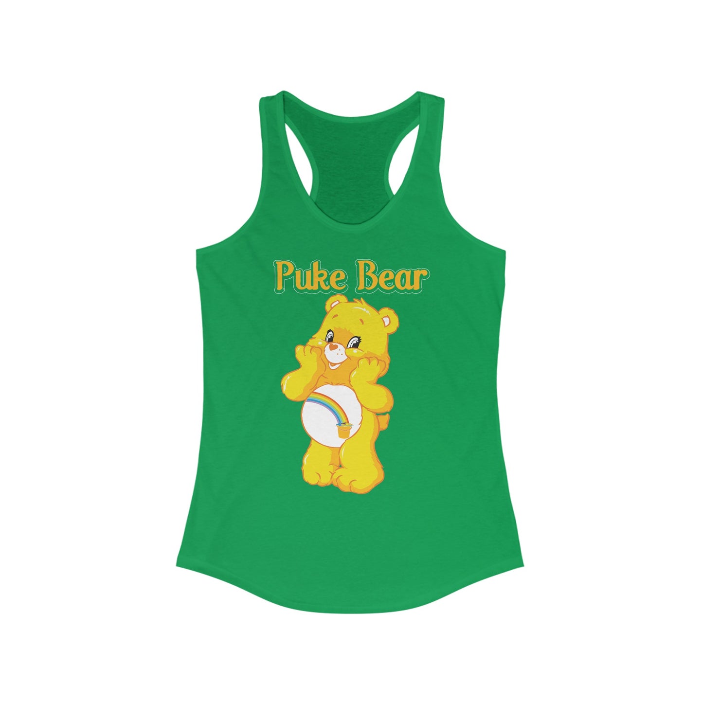 Puke Bear - Women's Ideal Racerback Tank