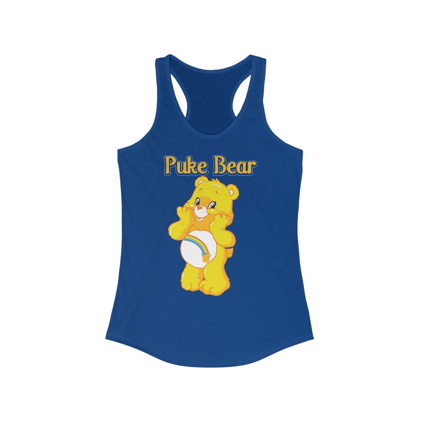 Puke Bear - Women's Ideal Racerback Tank