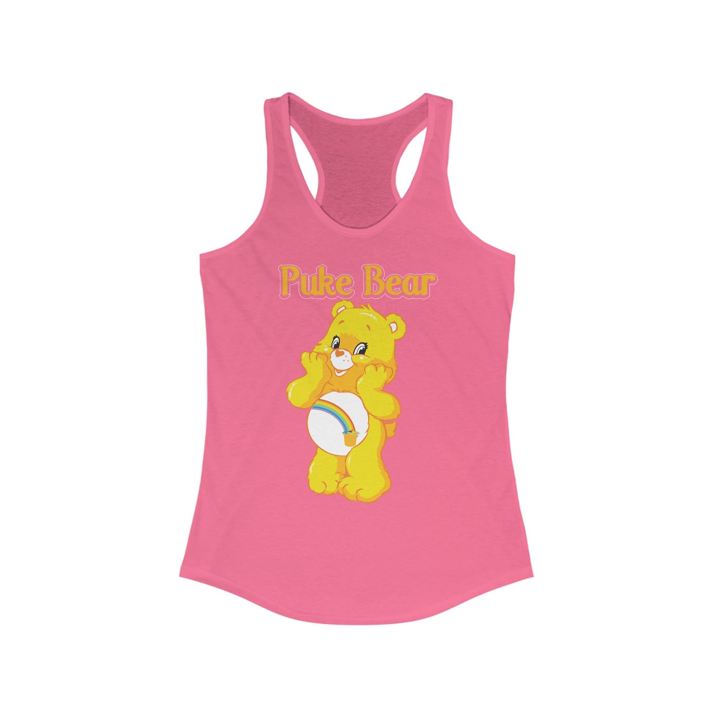 Puke Bear - Women's Ideal Racerback Tank