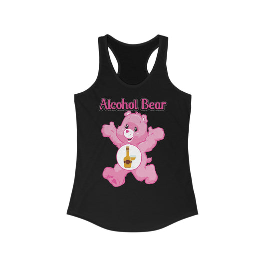 Alcohol Bear - Women's Ideal Racerback Tank