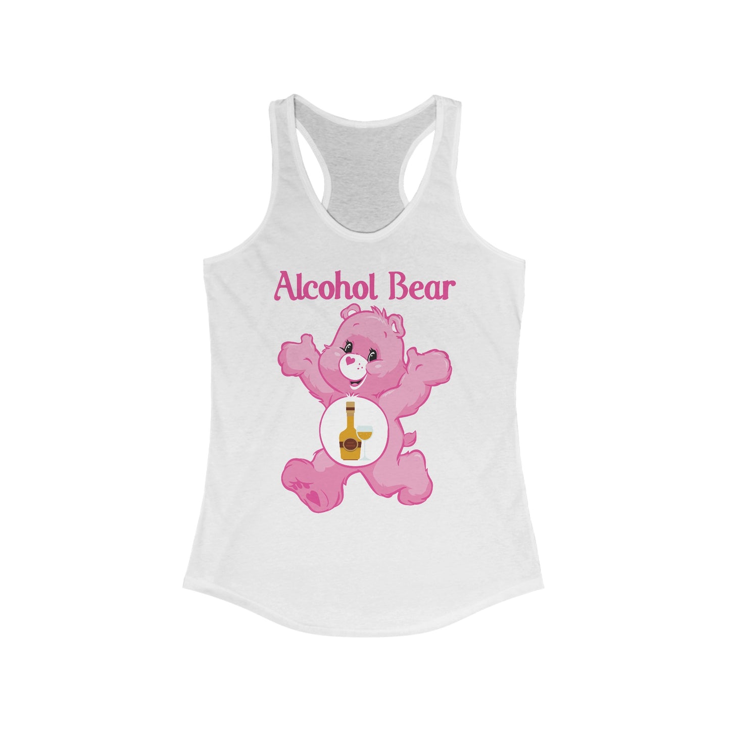 Alcohol Bear - Women's Ideal Racerback Tank