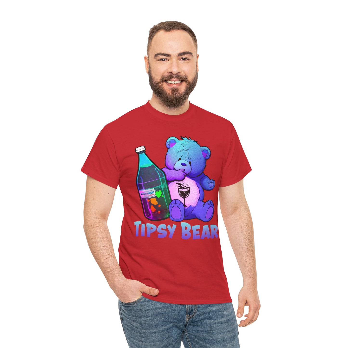 Tipsy Bear - Unisex Heavy Cotton Tee