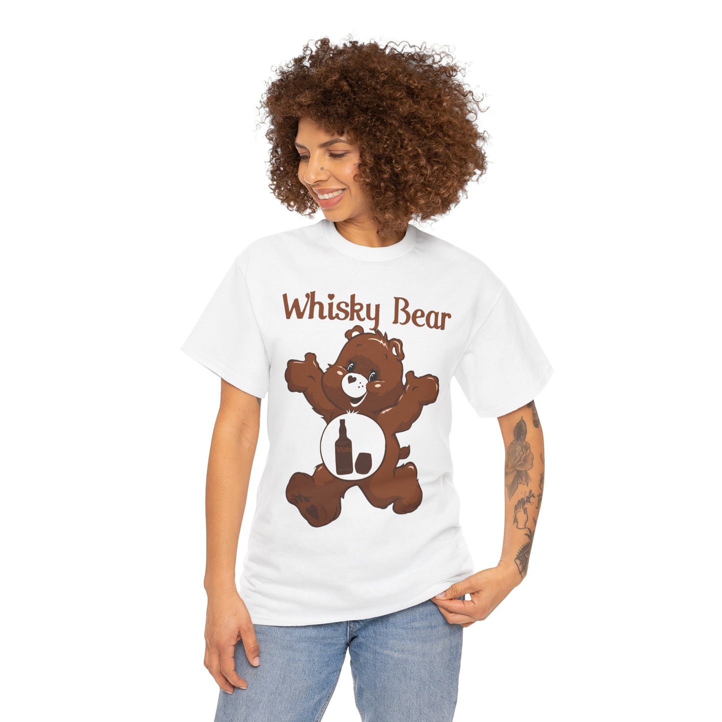 Whisky Bear - Unisex Heavy Cotton Tee