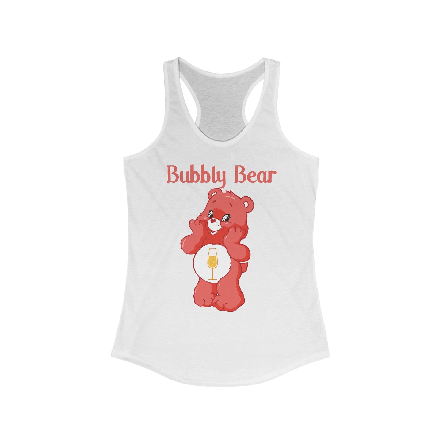 Bubbly Bear - Women's Ideal Racerback Tank