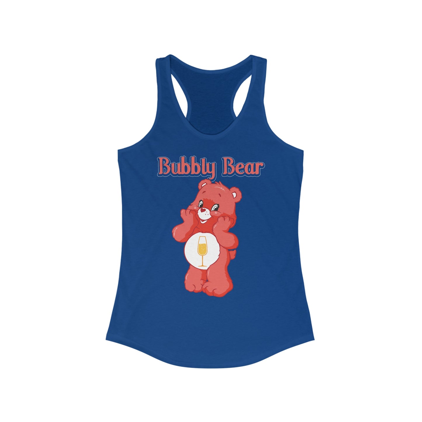 Bubbly Bear - Women's Ideal Racerback Tank