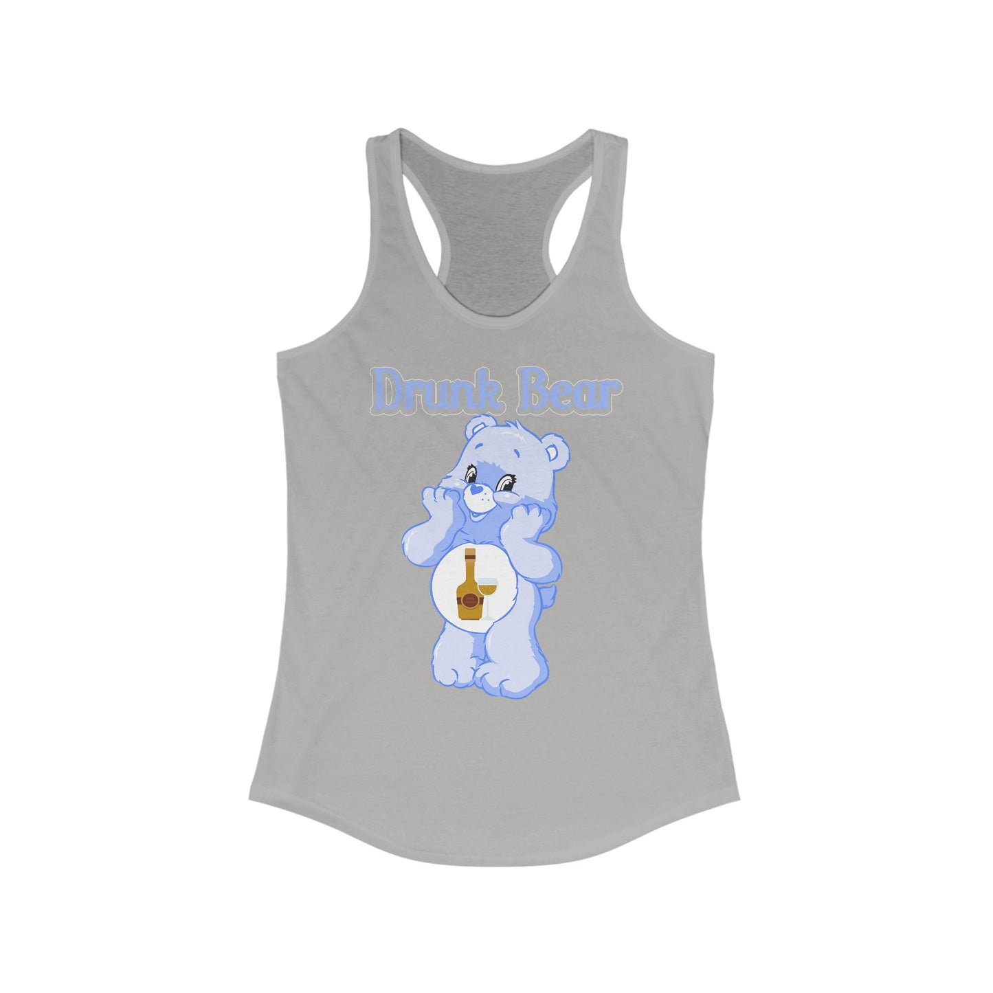 Drunk Bear - Women's Ideal Racerback Tank