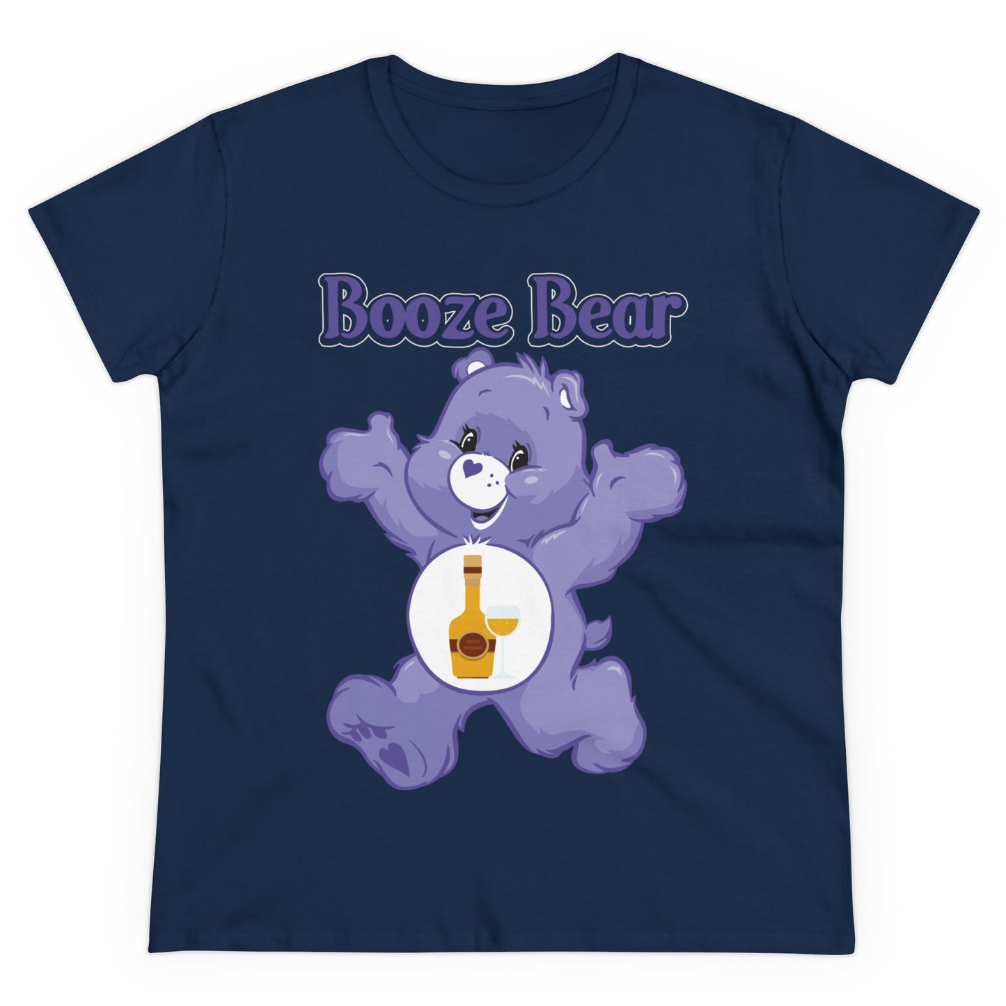 Booze Bear - Women's Midweight Cotton Tee