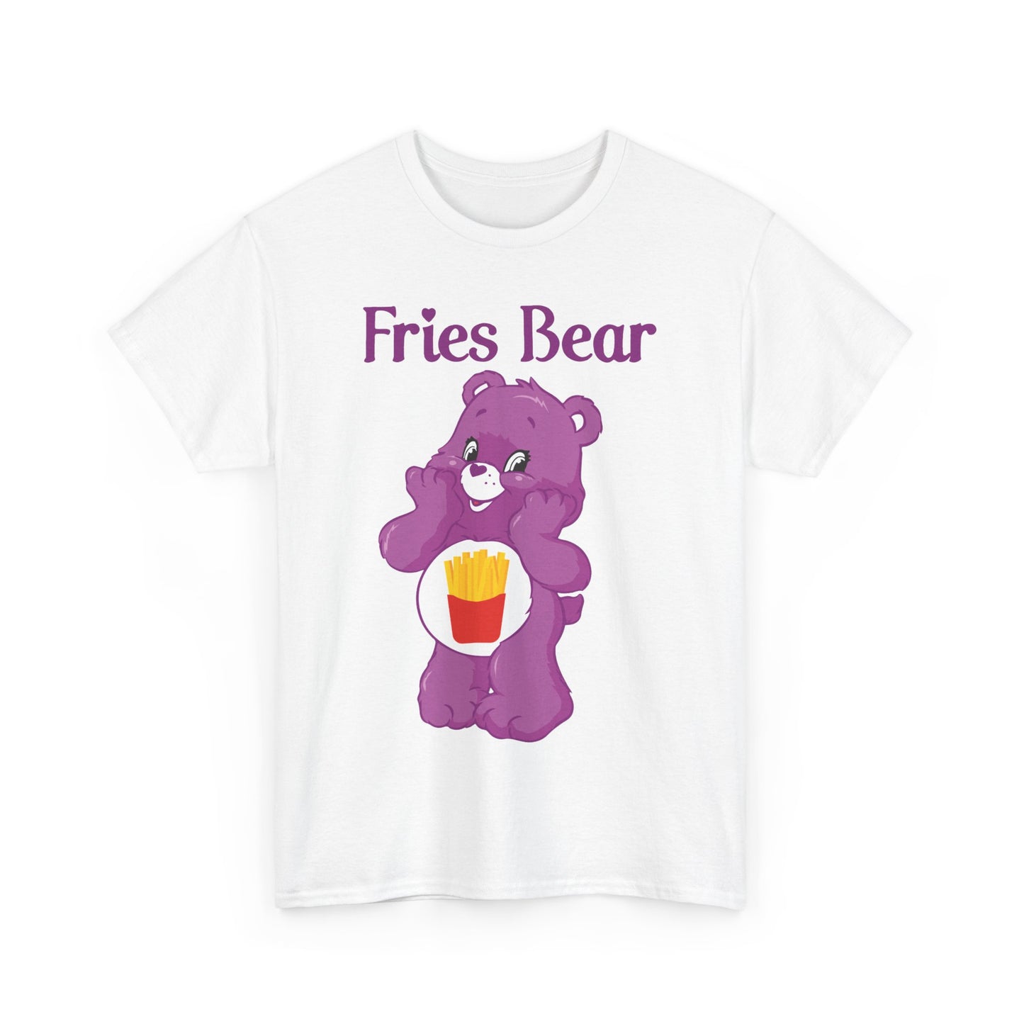 Fries Bear - Unisex Heavy Cotton Tee