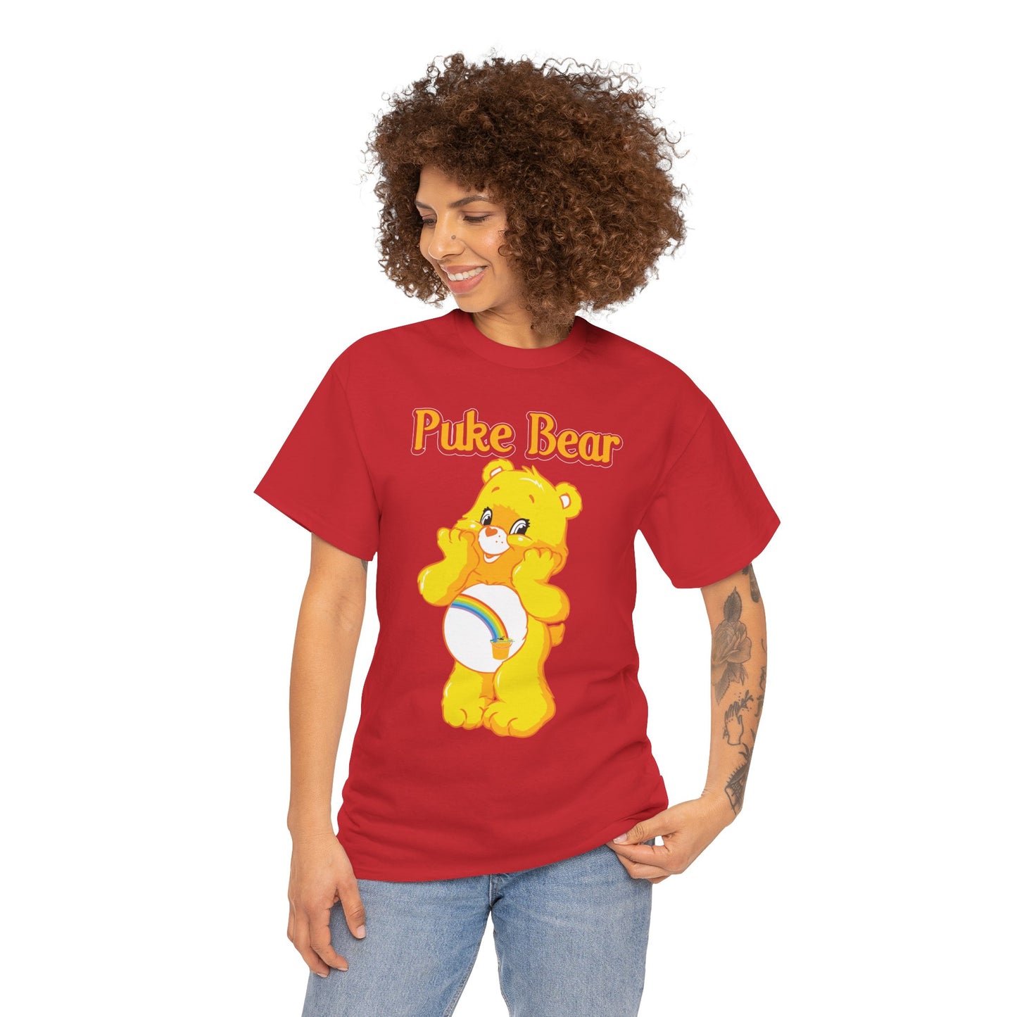 Puke Bear - Unisex Heavy Cotton Tee