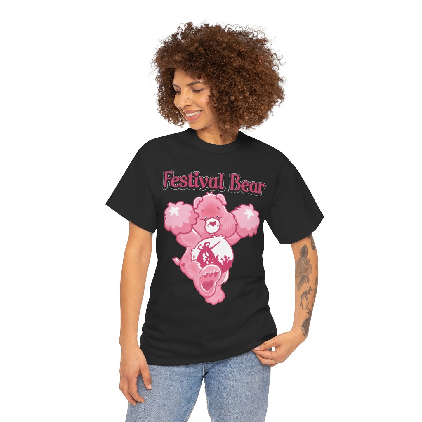 Festival Bear - Unisex Heavy Cotton Tee