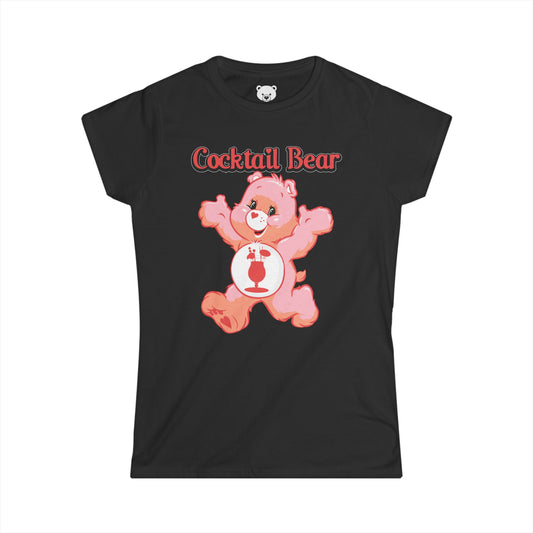 Cocktail Bear - Women's Softstyle Tee