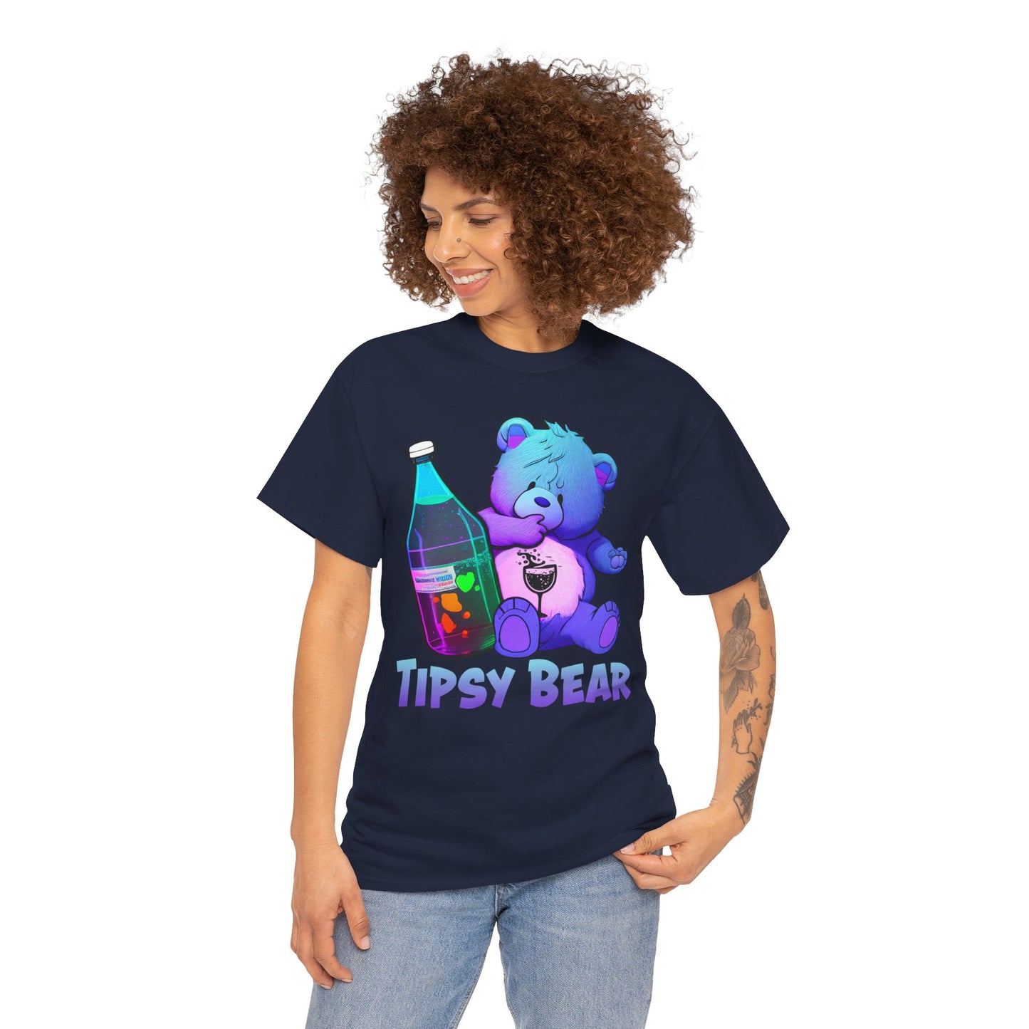 Tipsy Bear - Unisex Heavy Cotton Tee