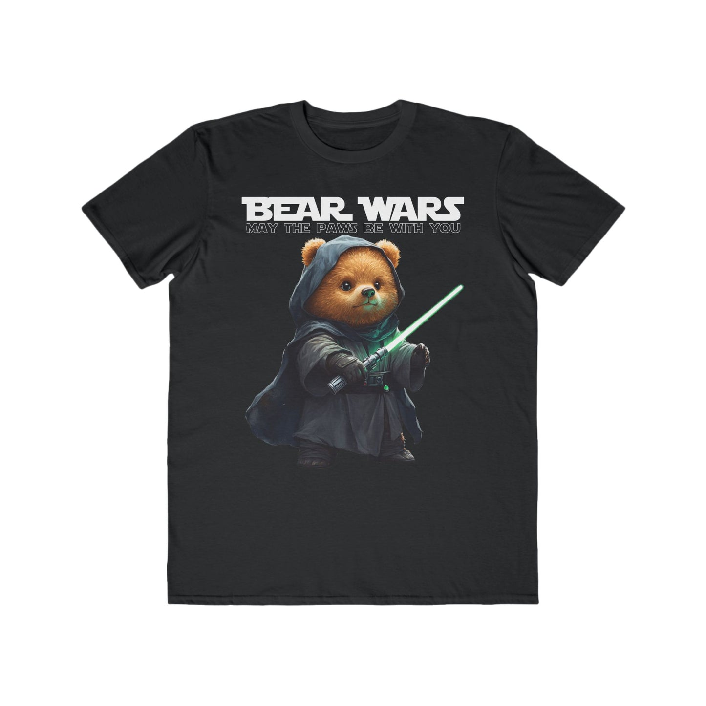 Bear Wars May The Paws Be With You - Men's Lightweight Fashion Tee