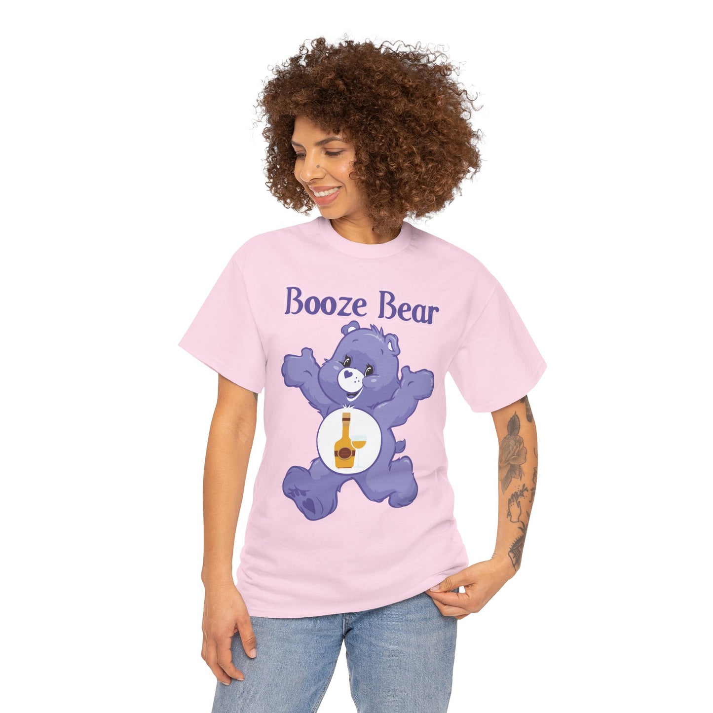 Booze Bear - Unisex Heavy Cotton Tee