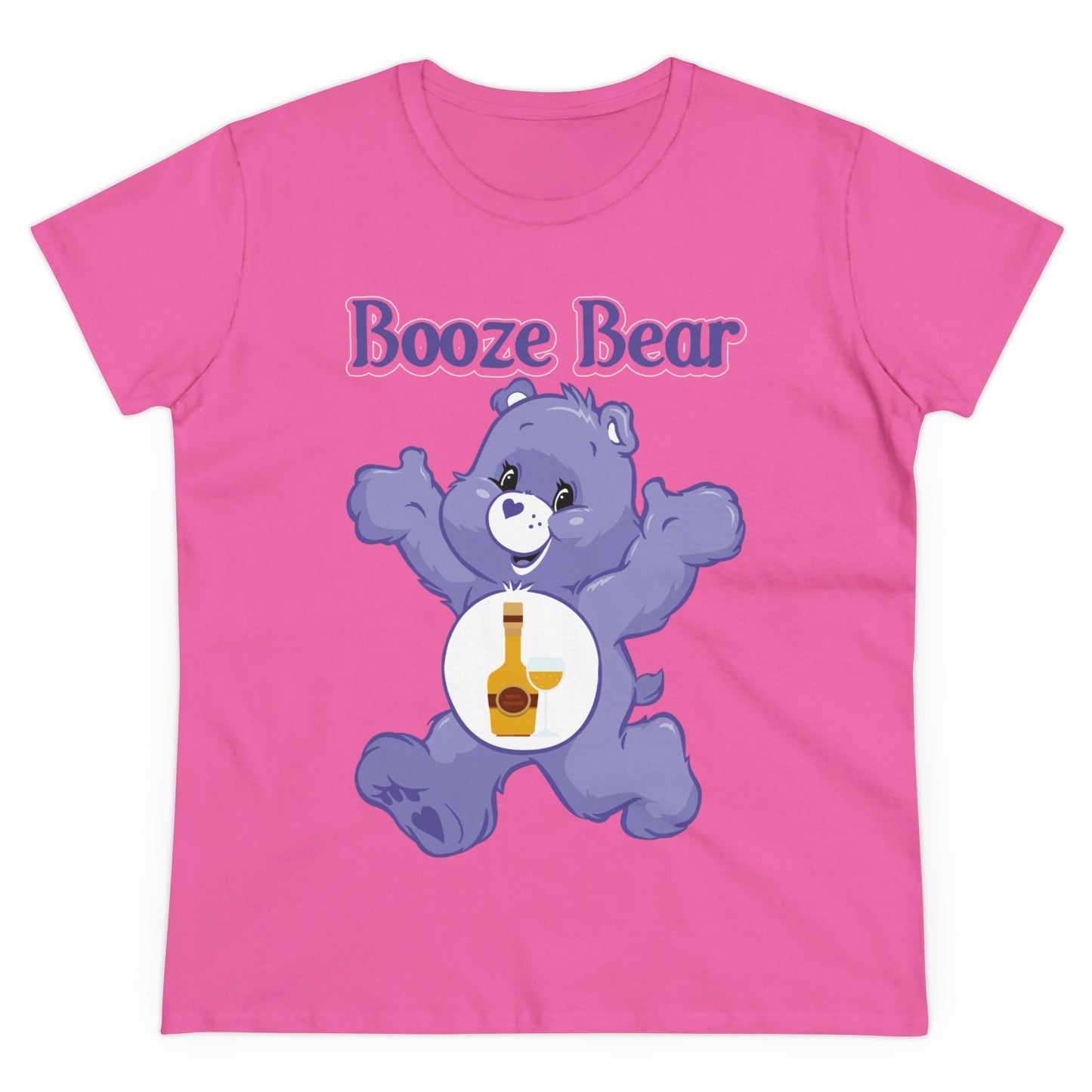 Booze Bear - Women's Midweight Cotton Tee