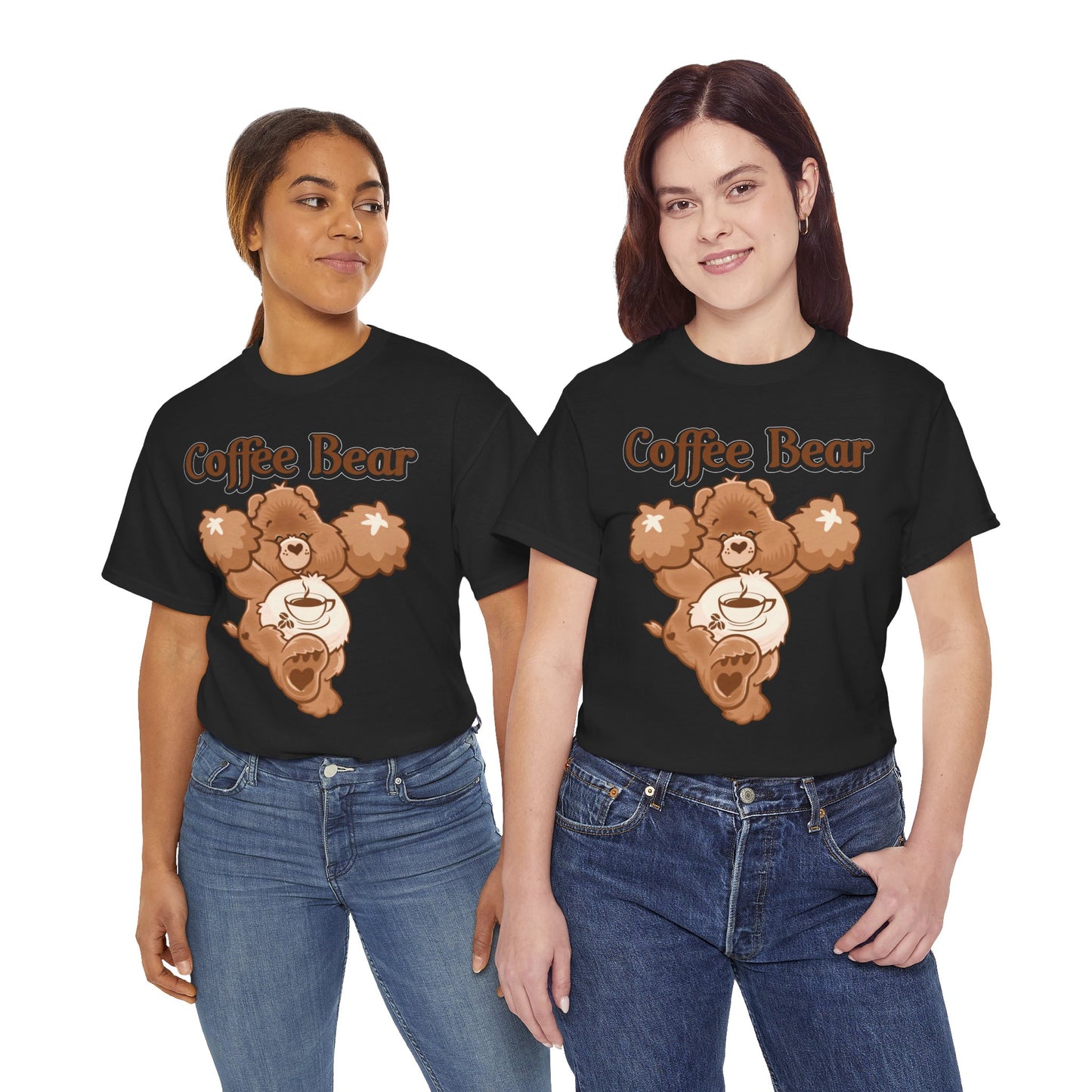 Coffee Bear - Unisex Heavy Cotton Tee