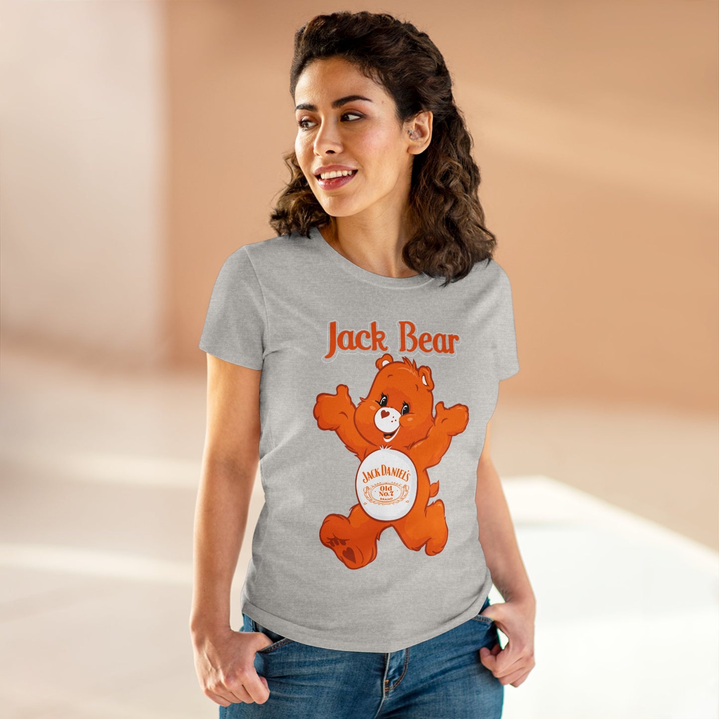 Jack Bear - Women's Midweight Cotton Tee