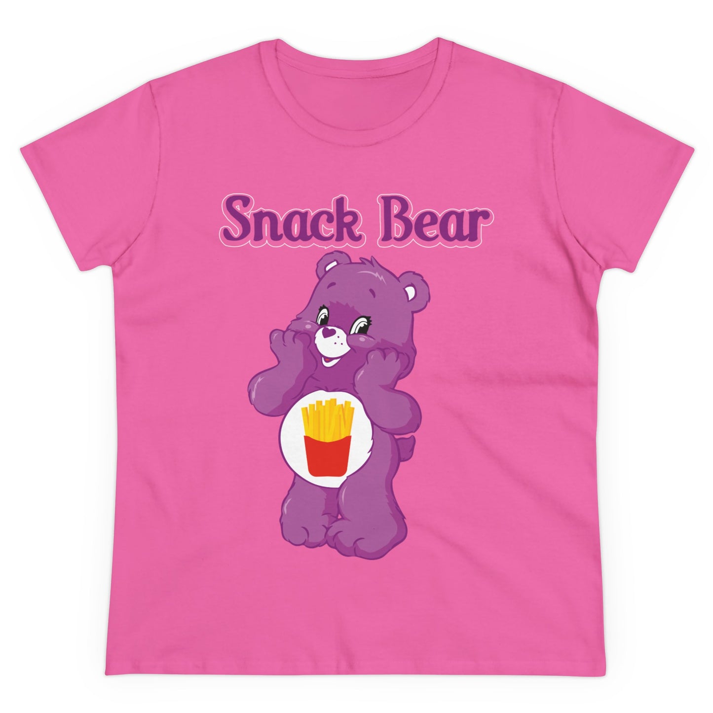 Snack Bear - Women's Midweight Cotton Tee