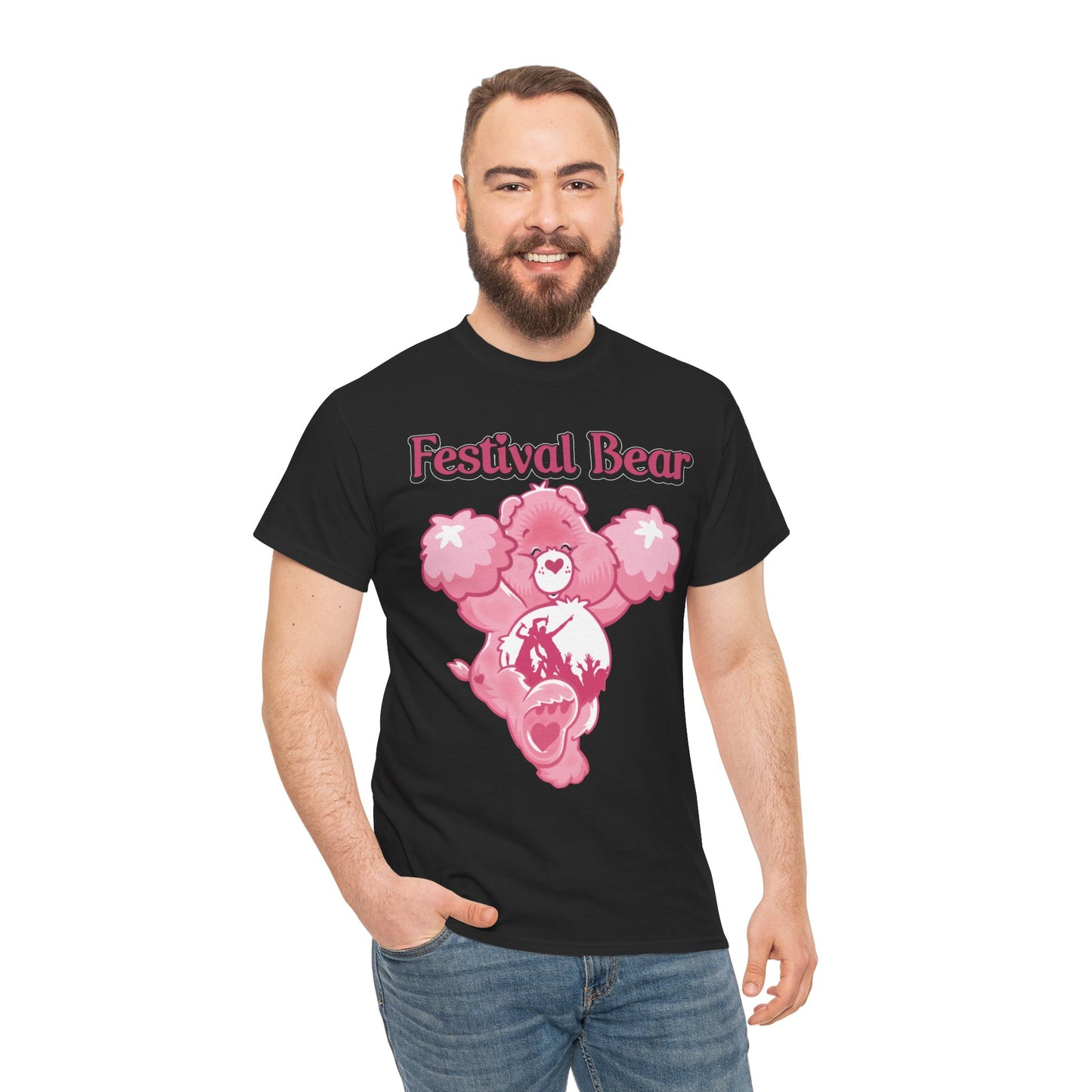 Festival Bear - Unisex Heavy Cotton Tee