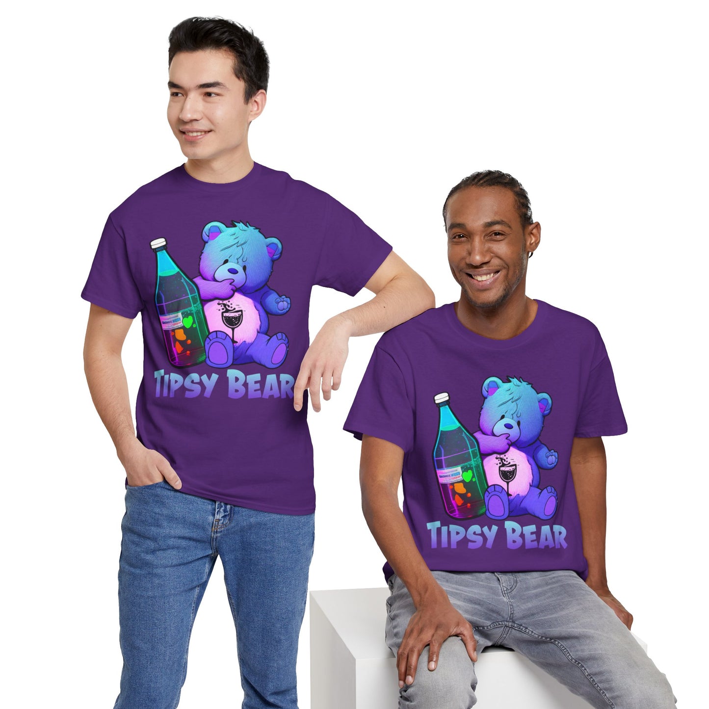 Tipsy Bear - Unisex Heavy Cotton Tee