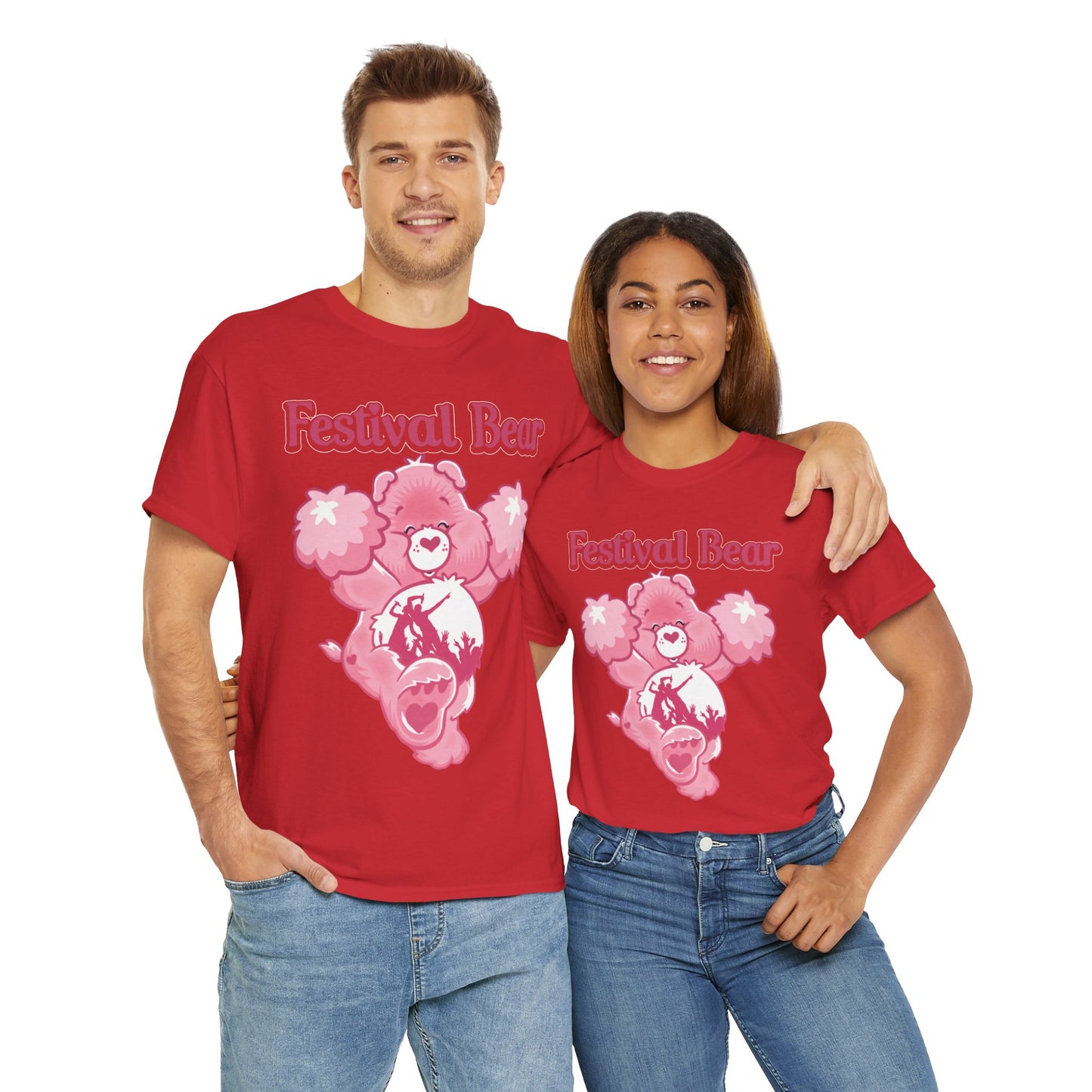 Festival Bear - Unisex Heavy Cotton Tee