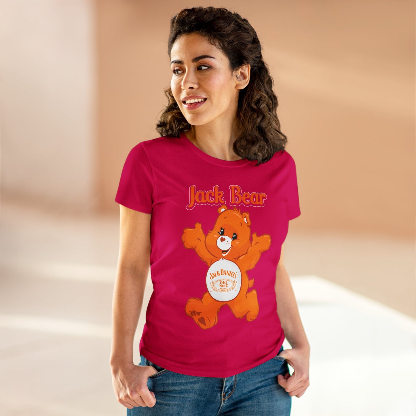 Jack Bear - Women's Midweight Cotton Tee