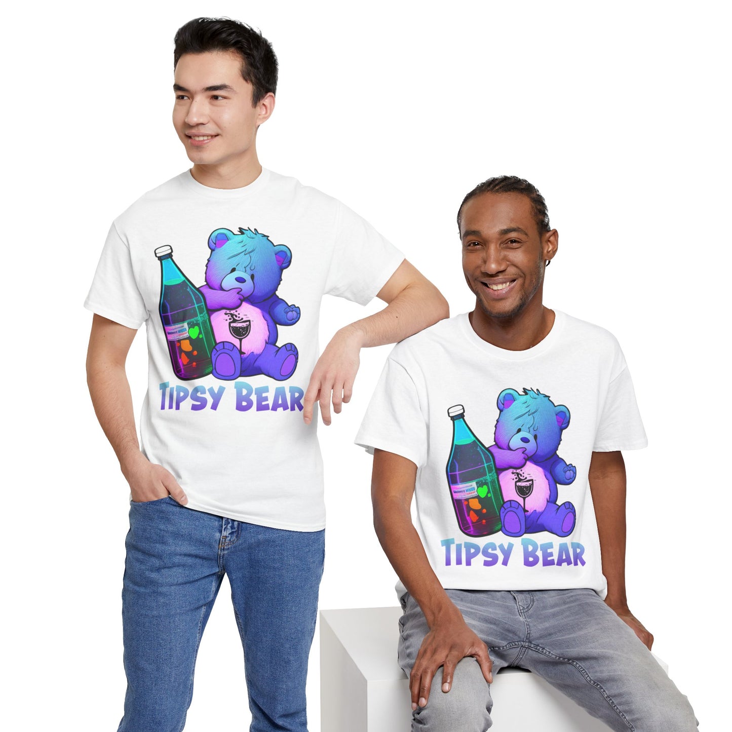 Tipsy Bear - Unisex Heavy Cotton Tee