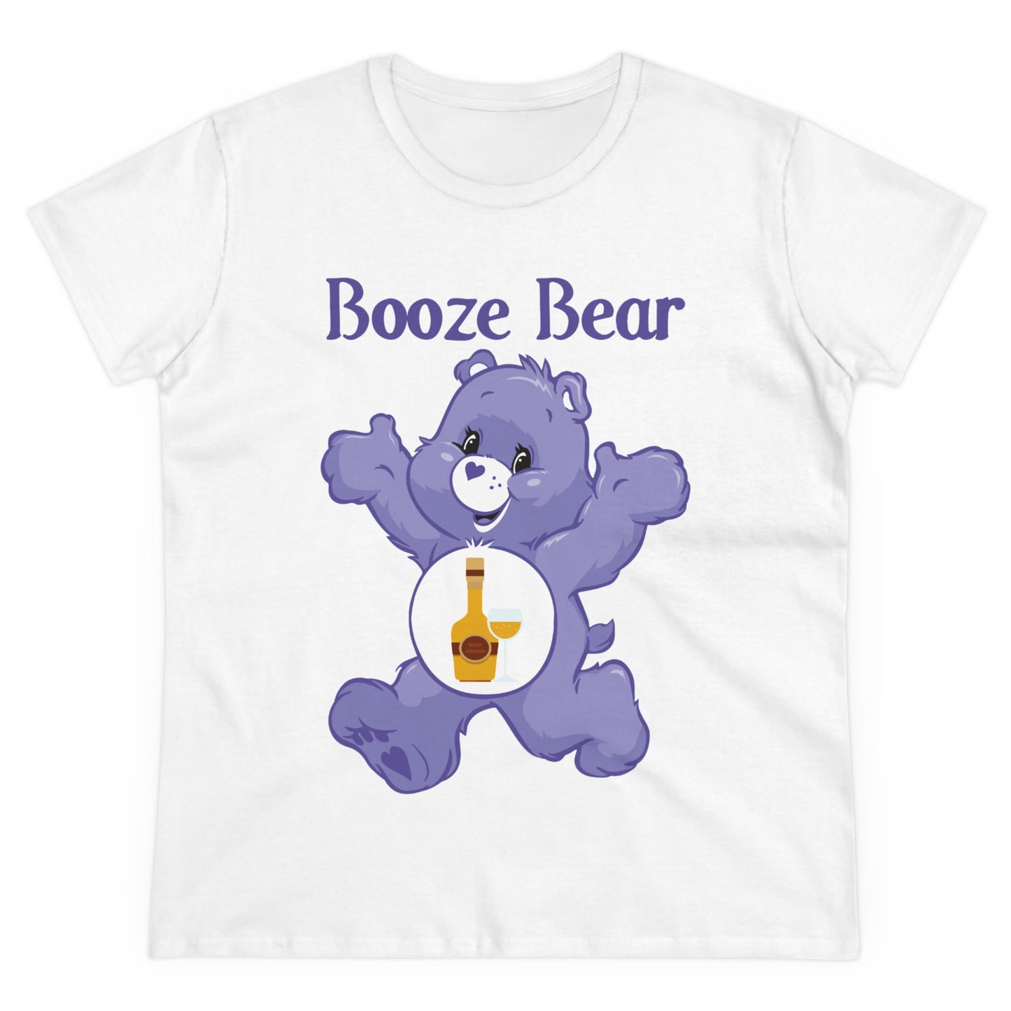 Booze Bear - Women's Midweight Cotton Tee