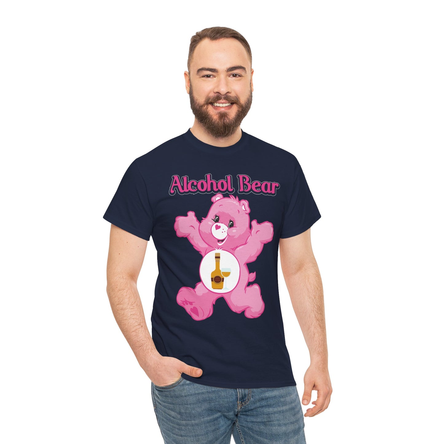 Alcohol Bear - Unisex Heavy Cotton Tee